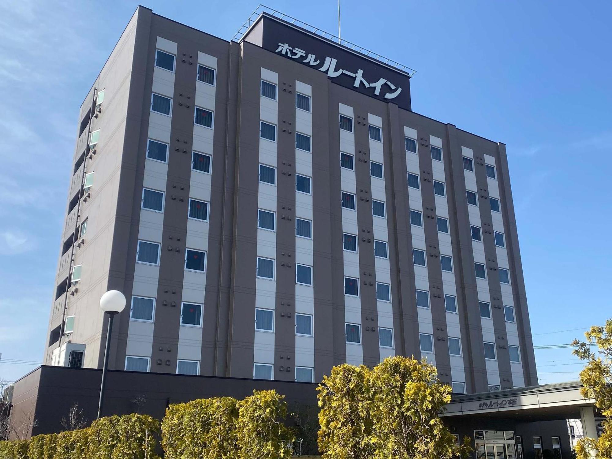 Hotel Route-Inn Honjo Ekiminami Exterior foto